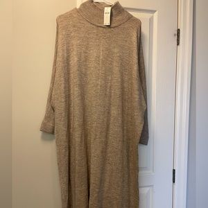 Anthropologie sweater dress brown women’s size small